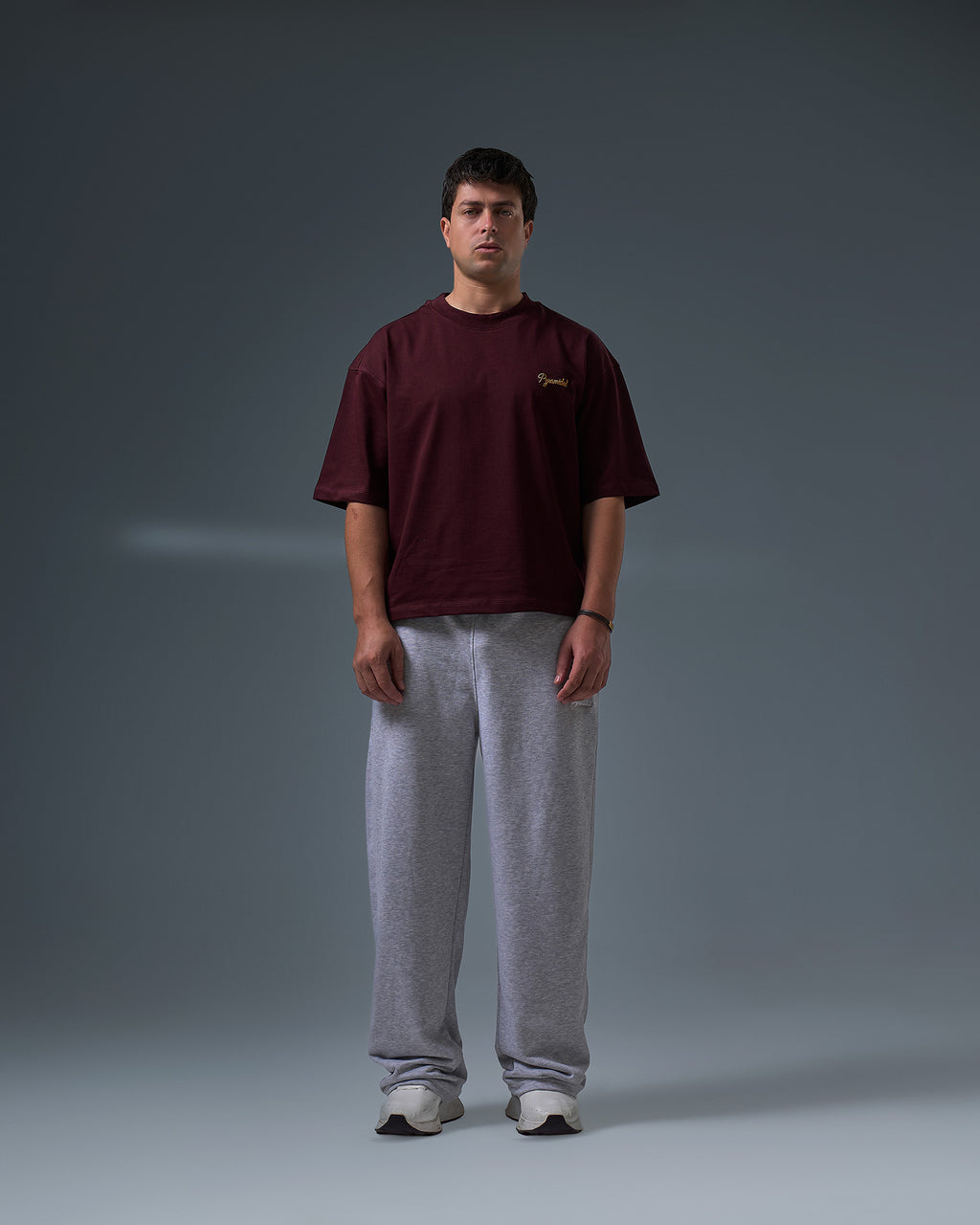 Boxyfit roundneck ( Burgundy )