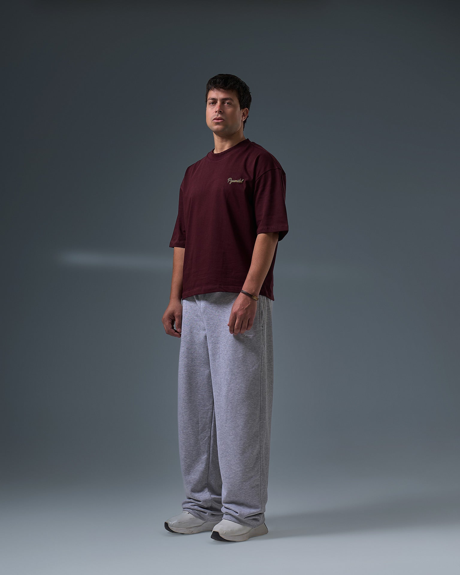 Boxyfit roundneck ( Burgundy )