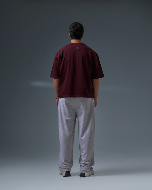 Boxyfit roundneck ( Burgundy )