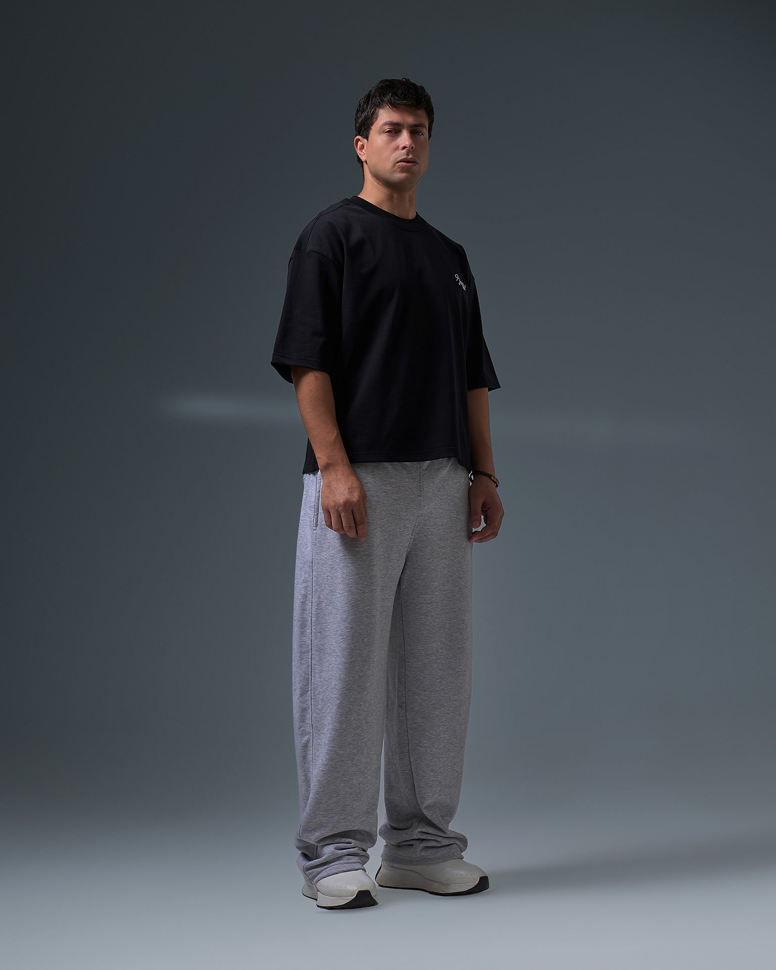 Boxyfit roundneck ( BLACK )