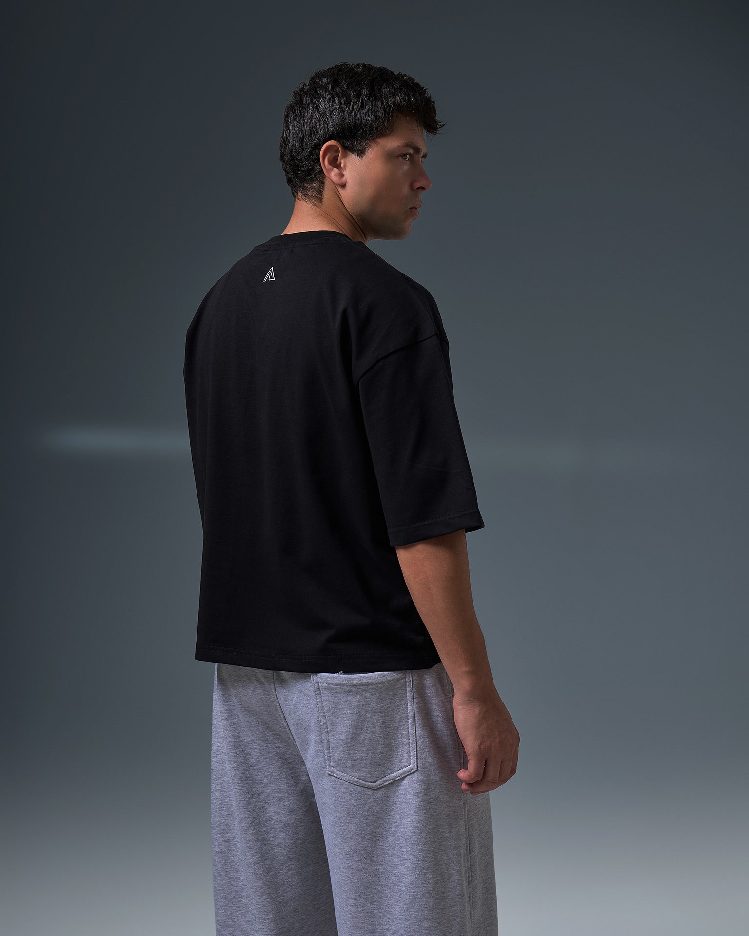 Boxyfit roundneck ( BLACK )