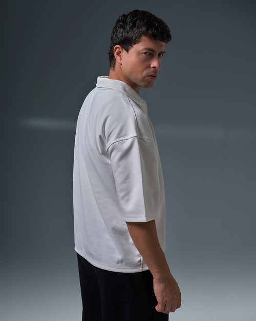 Boxyfit polo ( WHITE )