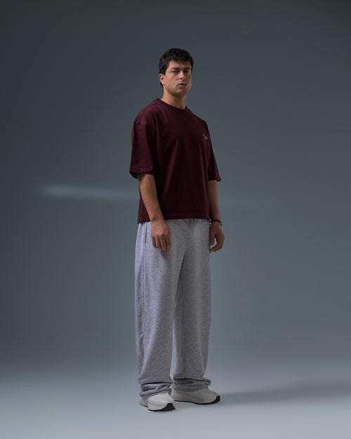 Boxyfit roundneck ( Burgundy )