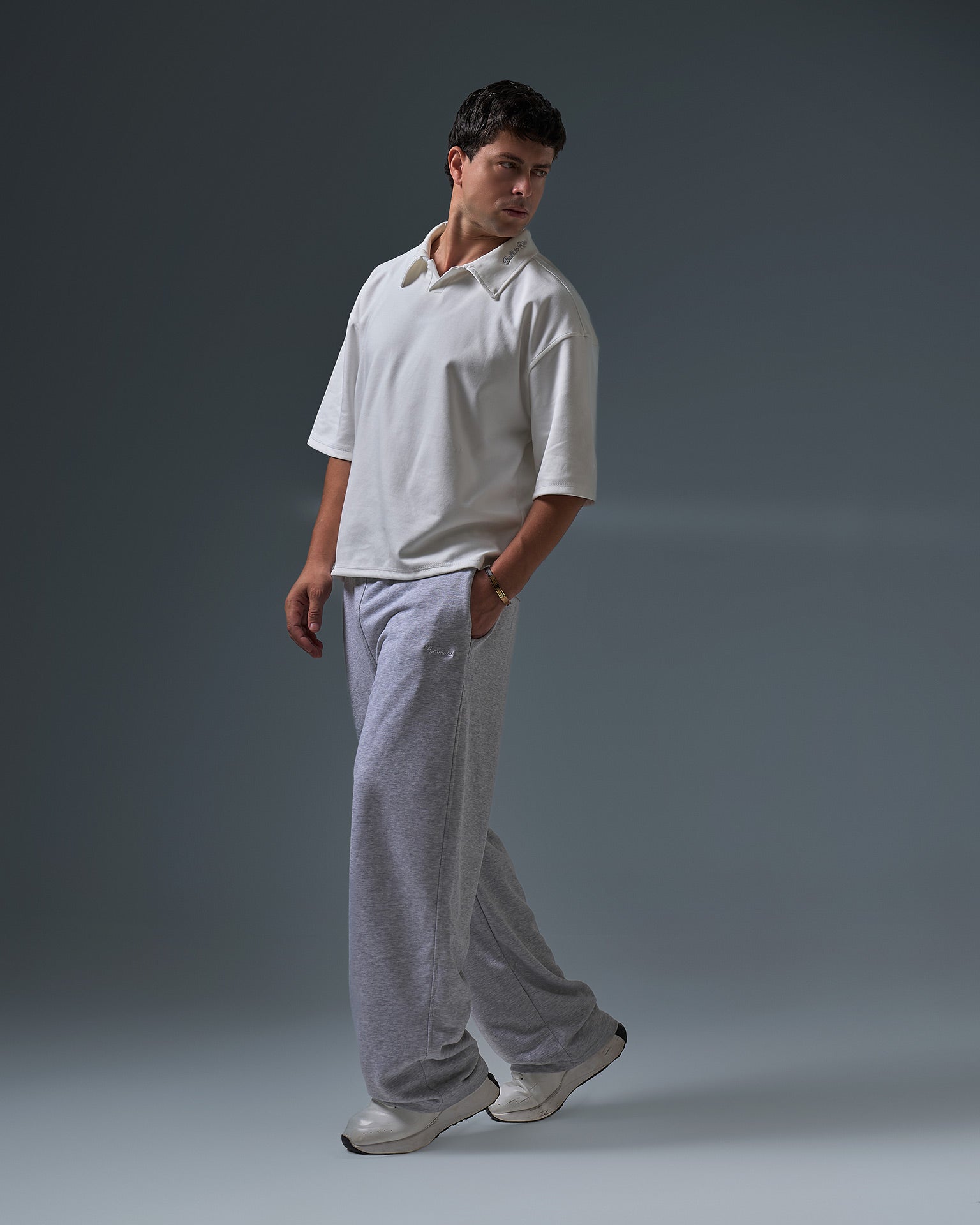 Boxyfit polo ( WHITE )